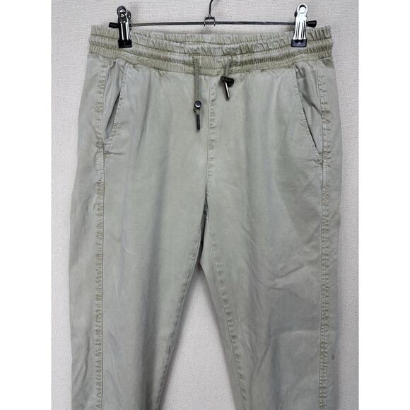 ZARA X-Small Beige Drawstring Joggers Sweatpants Pants Sports Athleisure - Picture 2 of 13